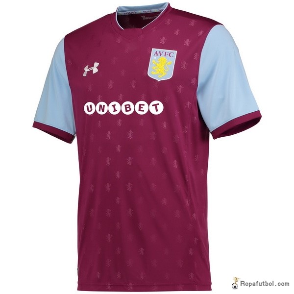 Camiseta Aston Villa Replica Primera Ropa 2017/18